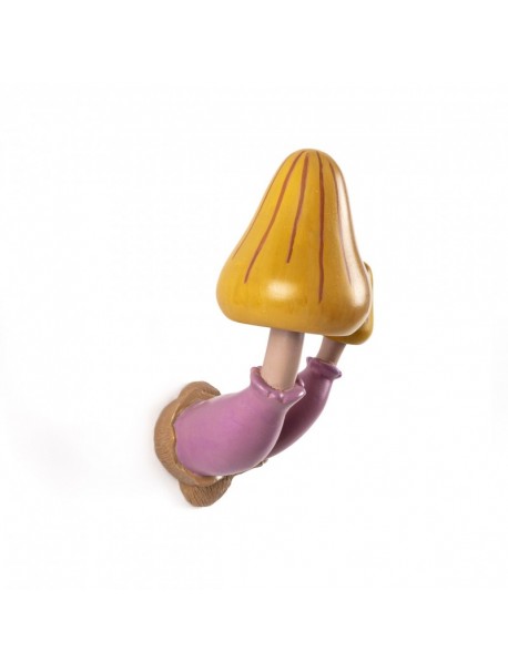 Mushroom hanger-/2 mushroom coat hooks H 20 cm