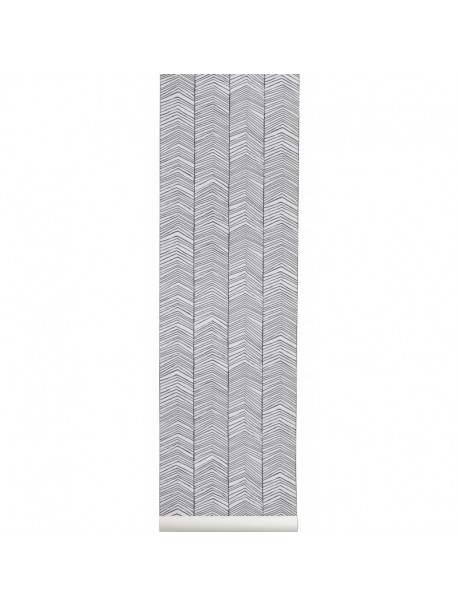 Herringbone wallpaper - 1 panel - length 53cm