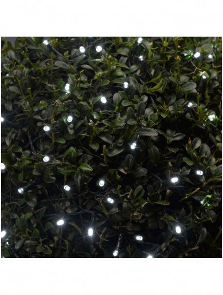 50 White LED String Lights - Solar Powered