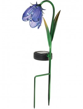 Solar Bluebell Pile Light