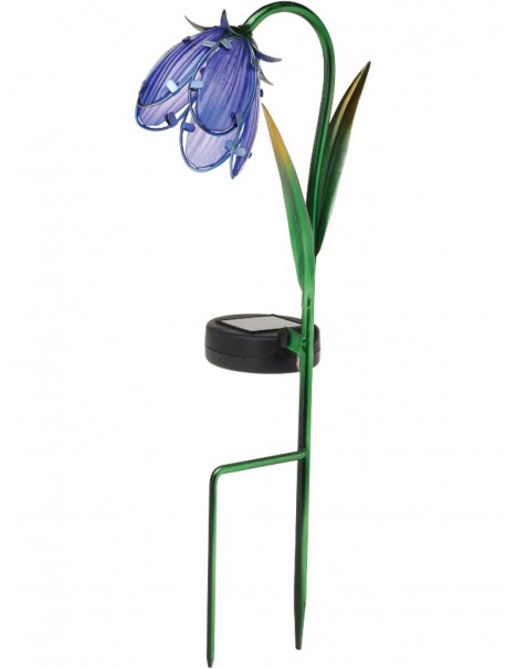 Solar Bluebell Pile Light