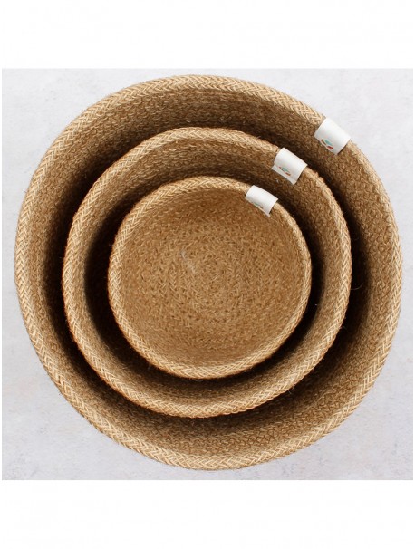 Jute Basket Set - Natural and Tall