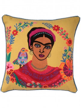 Yellow Bird Cushion Cover