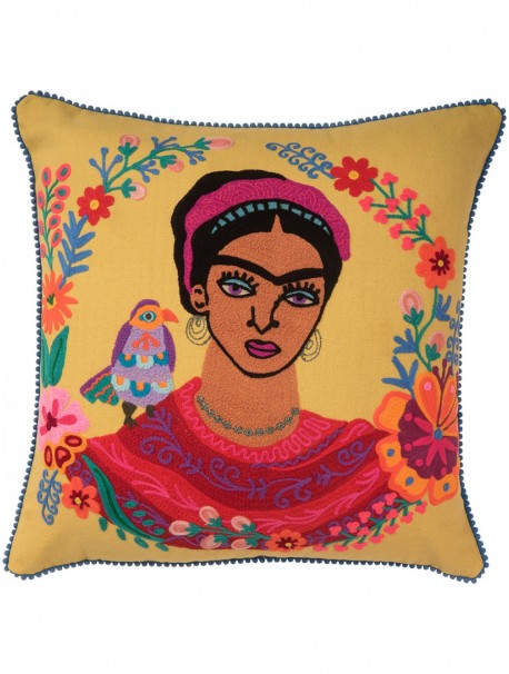 Yellow Bird Cushion Cover