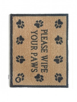 65 x 85cm doormat - please wipe your paws